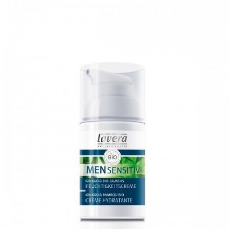 LAVERA Men Sensitiv Krem nawilżający z wyciągiem z bio-miłorzębu i bio-bambusa 30ml